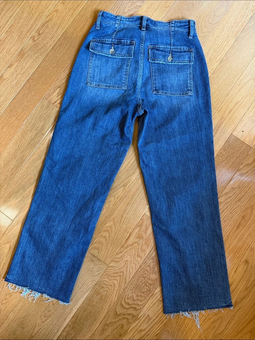 Lovervet Straight-Leg Blue Denim Jeans